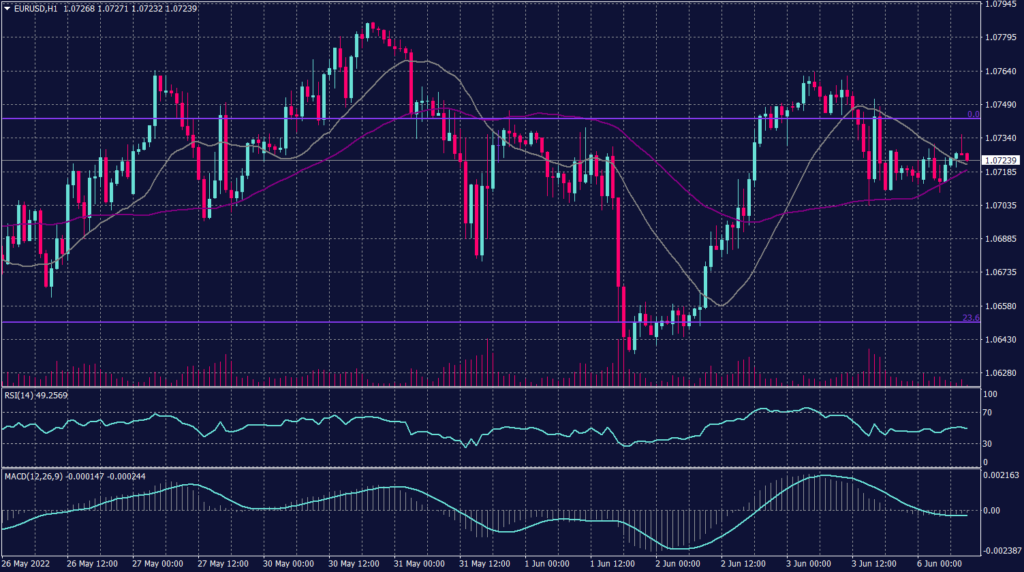 Euro Graph candle for 6 June 2022